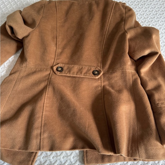 Chic Camel Colored Utility Coat - Picture 4 of 9